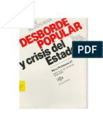 Desborde Popular y Crisis Del Estado