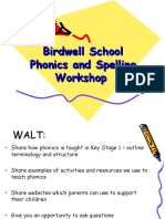 Phonics and Spelling Workshop
