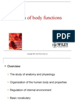 PHTH 211 Lecture 1 Regulation of Body Functions