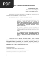Atendimento Educacional Especializado (Aee)