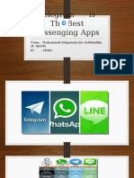 Telegram Is The Best Messenging Apps: Nama: Muhammad Zulqarnain Bin Sallehuddin Al-Ayoobi. ID: 19040