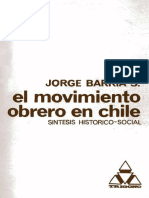 Jorge Barría - El Movimiento Obrero en Chile