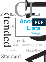 Access Lists Workbook_Student Edition