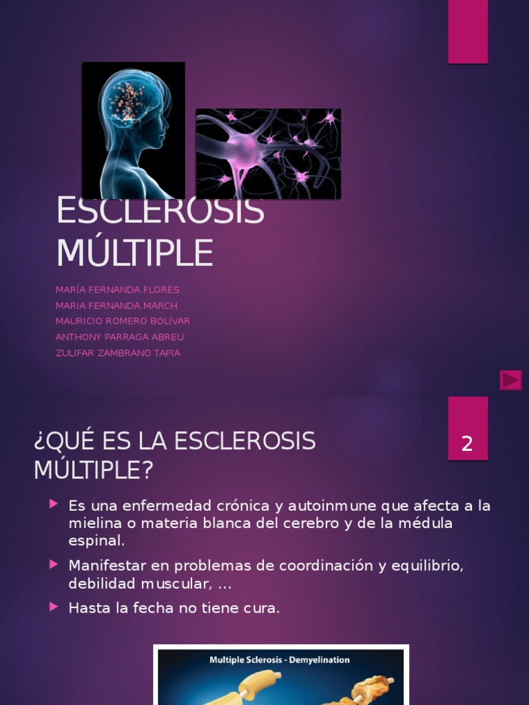 Esclerosis Múltiple | PDF | Esclerosis múltiple | Mielina
