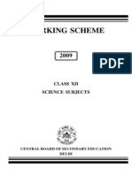 Marking Scheme ScienceSubject XII 2010