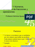 Unidad N°1 Números, conceptos de factores, multiplos ,numeros primos y compuestos