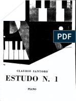 Santoro - Estudo para piano n°1