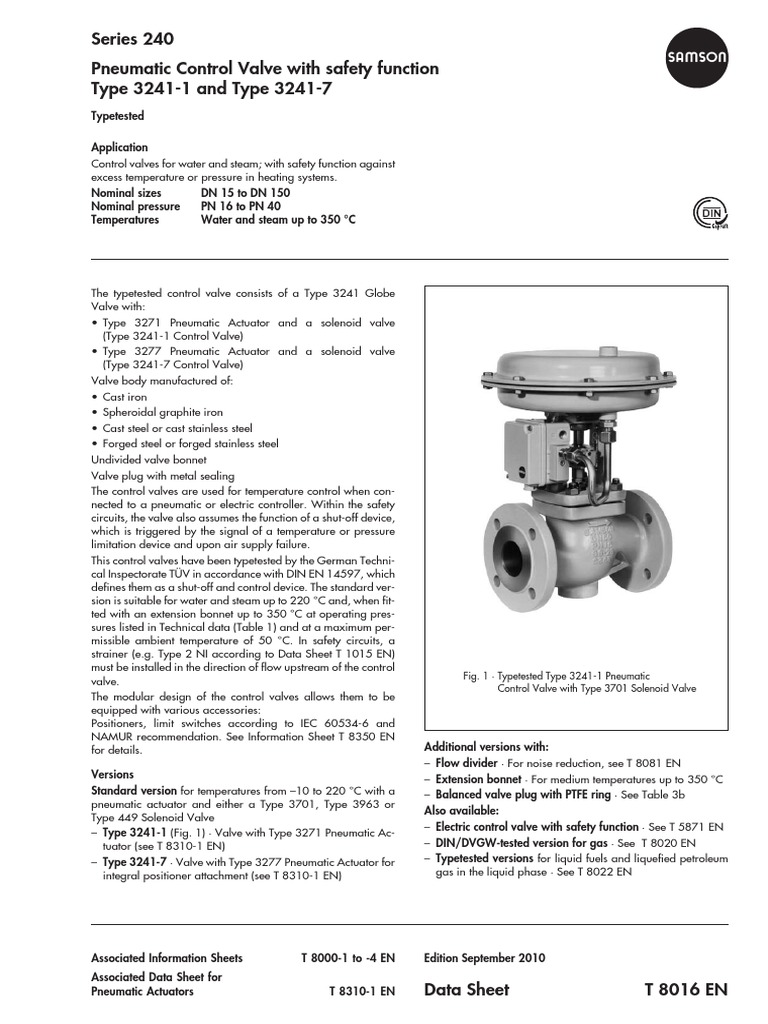 Valvula Type 3241 Valve Actuator