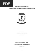 Contoh Laporan Magang
