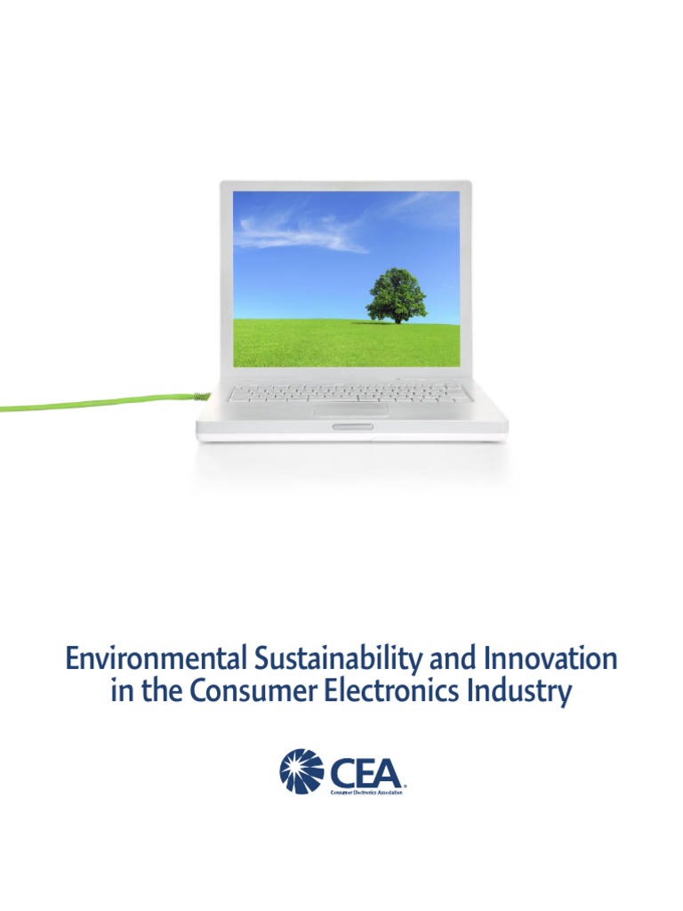 Environmental Sustainability and Innovation in The Consumer Electronics ...