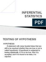 Inferential Statistics