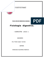 Digestión de carbohidratos y fisiología gástrica