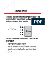 Bus Admittance Matrix