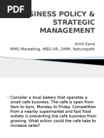 Business Policy & Strategic Management - Ak