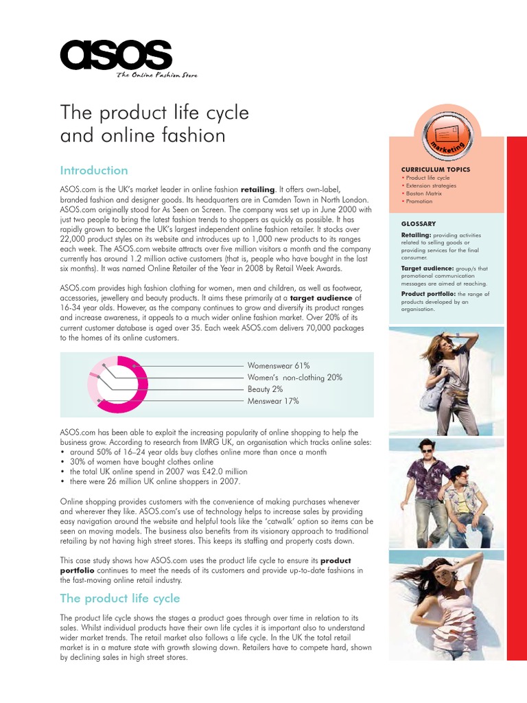 ASOS.com: Online Fashion Retail Growth | PDF | Fashion | Retail