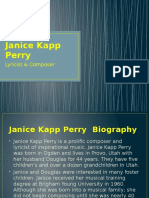 Janice Kapp Perry: Lyricist & Composer