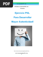 Ejercicio PNL Para Desarrollar Mayor Autenticidad - CursoAutoestimaPNL.Com