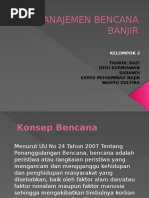 Manajemen Bencana Banjir