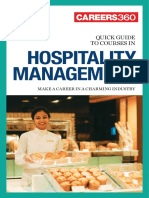 Careers360 Quick Guide to Hospitality Management