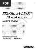 Program-Link FA-124: User's Guide