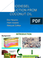 Biodiesel Production From Coconut Oil