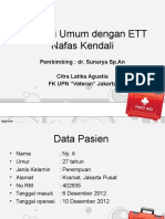 Anestesi Umum Dengan ETT Nafas Kendali