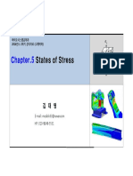 고체역학 Chapter5 States of Stress