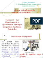 Avantages Comparatifs Et Des Dotations Factorielles