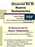 El Divorcio en El Nuevo Testamento
