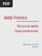 Estrutura de Capitais