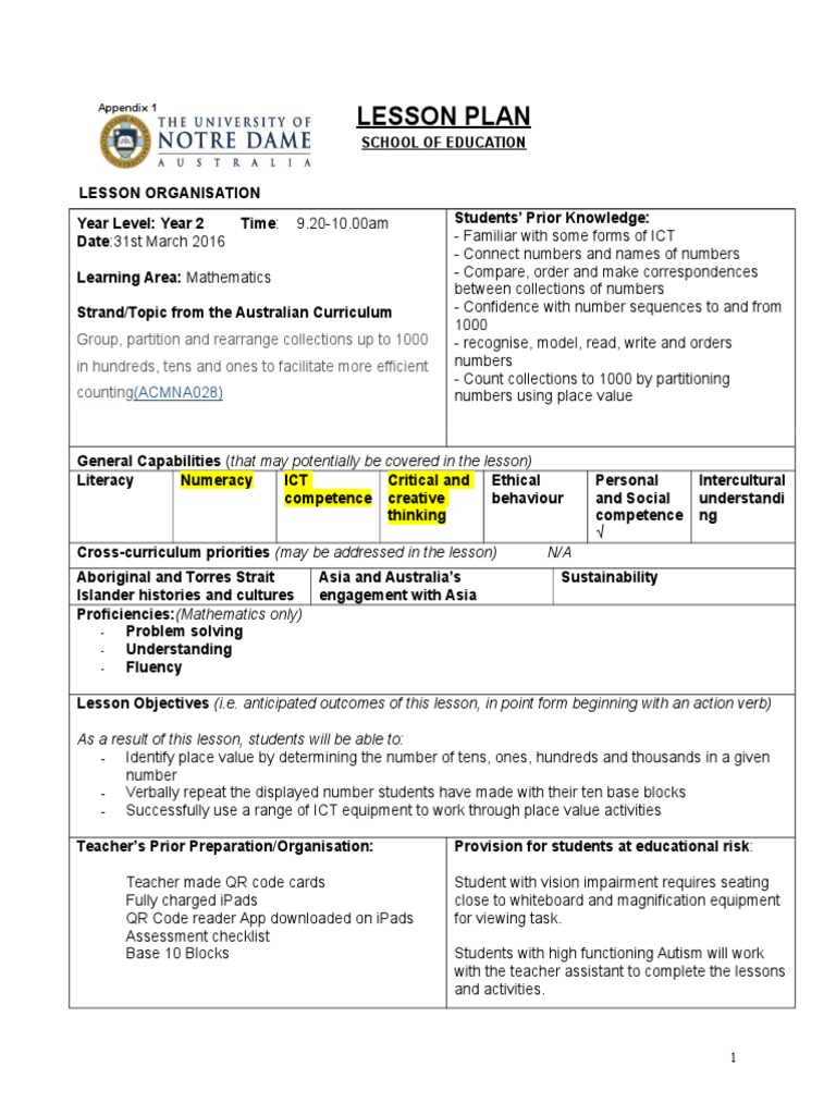 QR Code Lesson Plan | PDF | Educational Technology | Qr Code