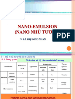 Chuyen de Nanoemulsion