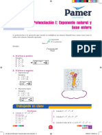 X - P - 6ºgra - S2 - Potenciacion I Exponente Natural y Base Entera