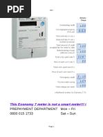 EDF Meter Readings