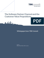 The Software Partner Channel and The Customer Value Propositions