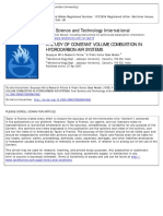 Fuel Science and Technology International Volume 13 Issue 1 1995 [Doi 10.1080_08843759508947662] Mitra, Soupayan; Base, Prabir Kumar -- A STUDY of CONSTANT VOLUME COMBUSTION in HYDROCARBON-AIR SYSTE