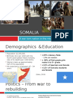 Somalia - A war torn nation in the midst of recreation