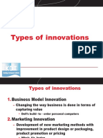 KDI PROJECT WORK 3 Types of Innovation PDF