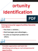 KDI PROJECT WORK 5 Opportunity Identification