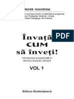 Derek Rowntree - Invata Cum Sa Inveti - Tehnica Studiului Eficient (Vol 1)-1