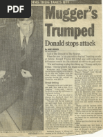 Mugger's Trumped - Donald Trump Stops Attack