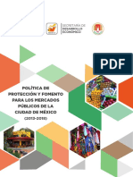 SEDECO Informe de Politica de Proteccion_Mercados_Publicos