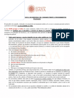 Instructivo Fundación Daya para Acreditar Uso Medicinal de La Marihuana Frente A Procedimientos Policiales