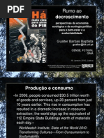 Rumo ao decrescimento  - Perspectivas da economia ecológica e da ecologia política para o bem estar e a sustentabilidade