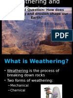 Weathering and Erosion 2012-2013