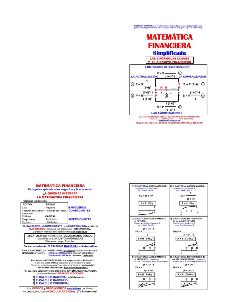 Matemática Financiera Simplificada | PDF