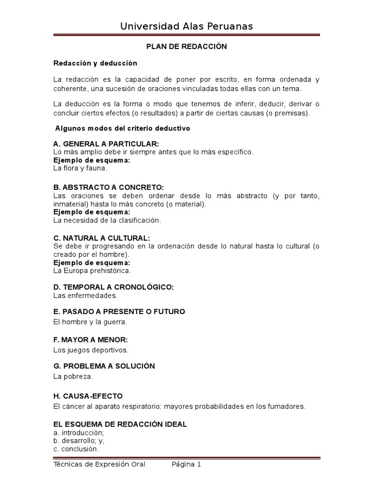 Escribir Un Texto de Lo General a Lo Particular web 2.0