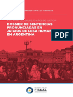 Dossier de Sentencias de Lesahumanidad en Argentina