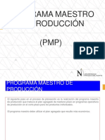 Programa Maestro de Producción (PMP)