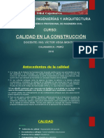 Calidad en La Construcciòn